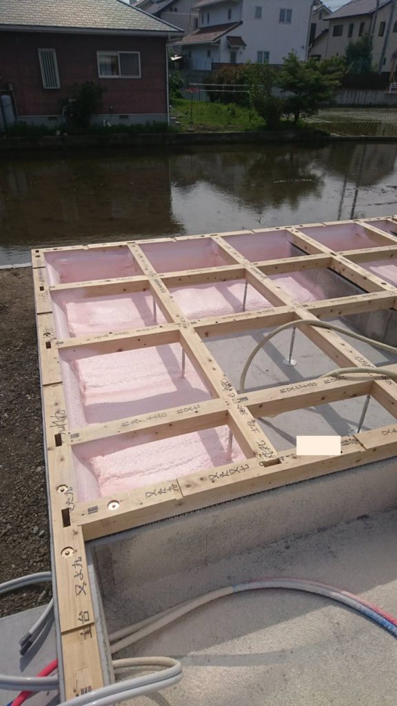 ウレタン基礎断熱(A種1h)